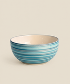 Handcrafted Turquoise Ceramic Veg Bowls (Set of 6)