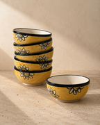 Surajmukhi Ceramic Veg Bowls (set of 6 bowls)