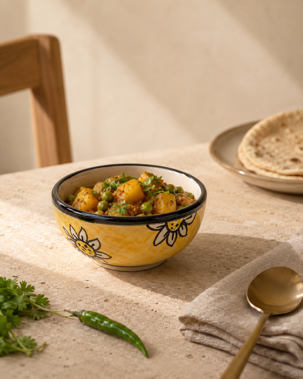 Surajmukhi Ceramic Veg Bowls (set of 6 bowls)